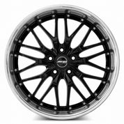 MRR GT1, 18x9.5, 5x120, ET24, CB72.6, Black Machined Lip