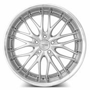 MRR GT1, 18x9.5, 5x100 to 5x120.7, ET24 to 45, CB66.6 to 74.1, Hyper Silver Machined Lip