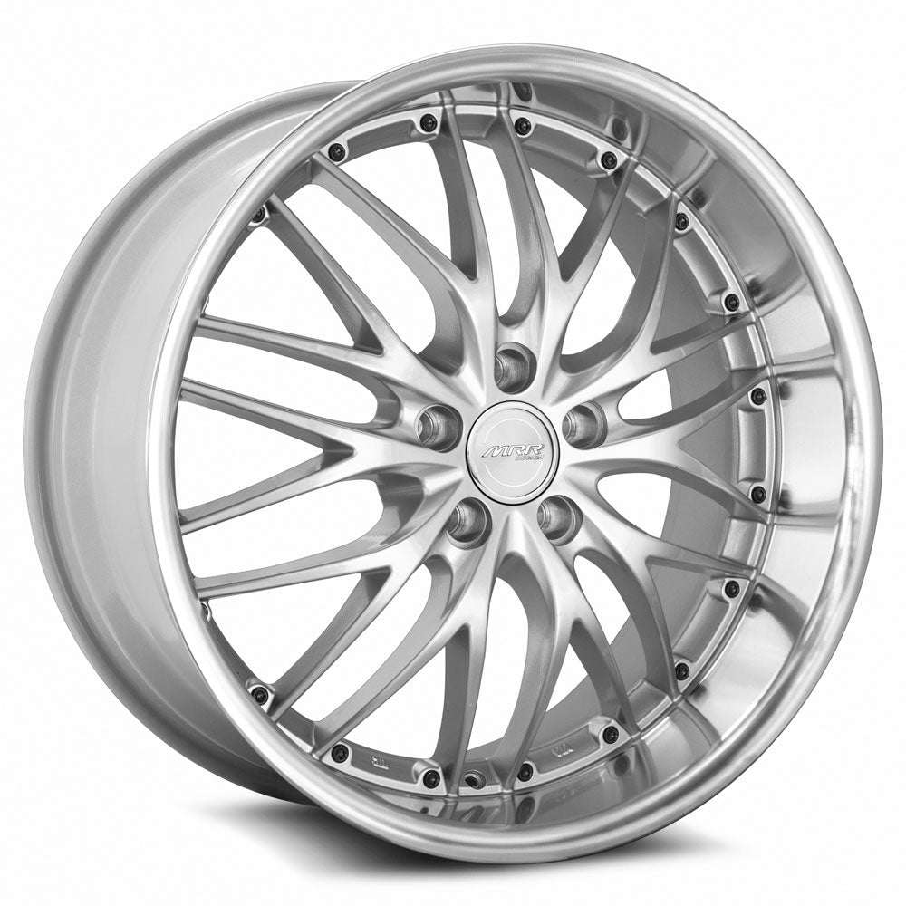 MRR GT1, 20x10, 5x112, ET25, CB66.6, Hyper Silver Machined Lip
