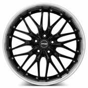 MRR GT1, 20x8.5, 5x112, ET35, CB66.6, Black Machined Lip