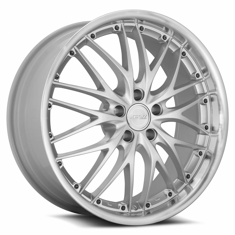 MRR GT1, 20x8.5, 5x112, ET25, CB66.6, Hyper Silver Machined Lip
