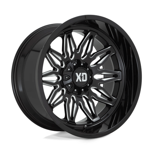 XD XD859 GUNNER, 22X10, 6X135/6X139.7, ET-18, CB106.1, GLOSS BLACK MILLED