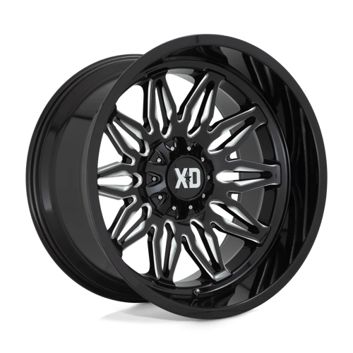 XD XD859 GUNNER, 20X10, 5X127/5X139.7, ET-18, CB78.1, GLOSS BLACK MILLED