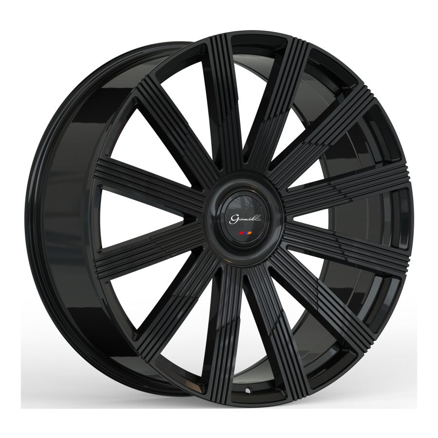 Gianelle Beirut, 24x9.5, 5x112/5x120, ET15, CB72.56, Gloss Black - 2495WB15GABEIGB
