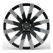 Gianelle Beirut, Deep Profile, 24x10, 5x112/5x120, ET20, CB72.56, Machined Black