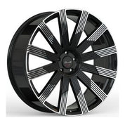 Gianelle Beirut, Deep Profile, 24x10, 5x112/5x120, ET20, CB72.56, Machined Black