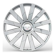 Gianelle Beirut, Deep Profile, 24x10, 5x112/5x120, ET22, CB72.56, Machined Silver