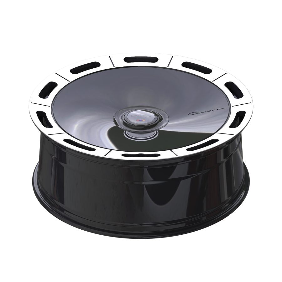 Giovanna Amur, Regular Profile, 24x9.0, 5x112/5x114.3, ET30, CB73.1, Machined Black