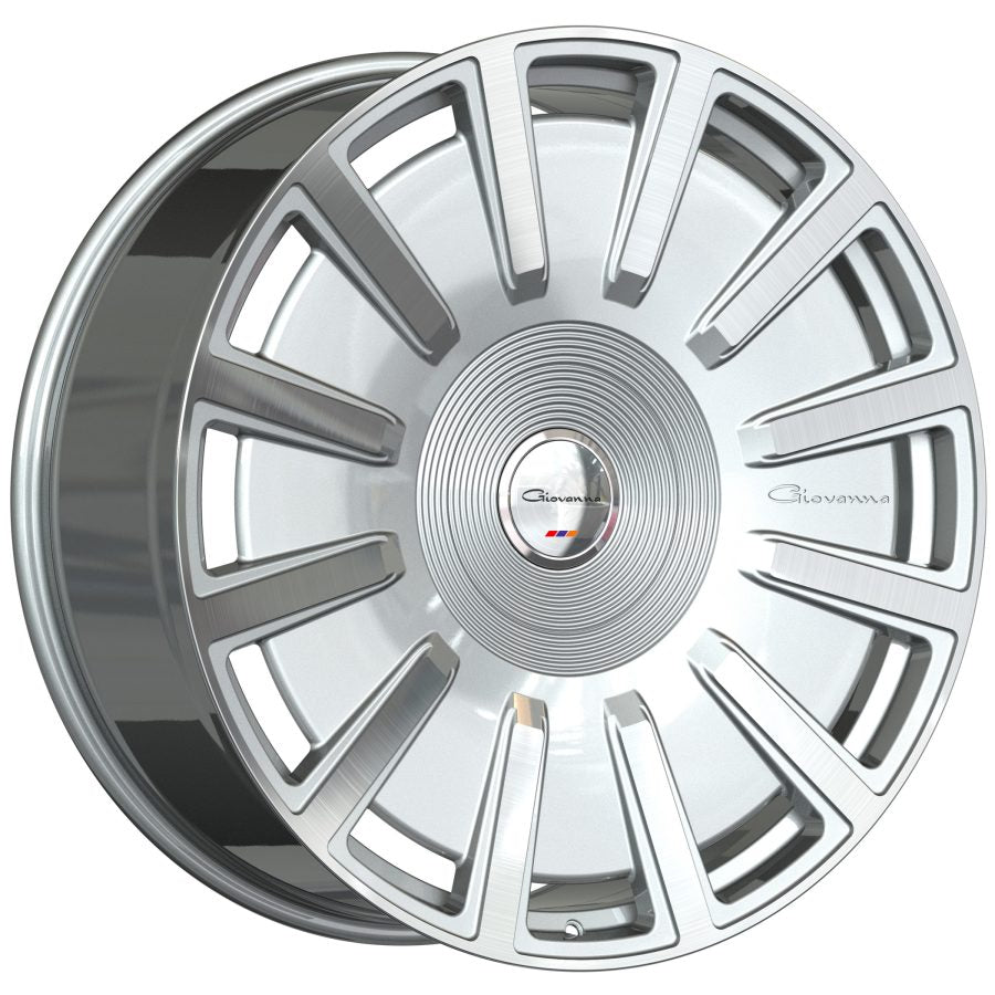 Koko Kuture Parlato, 20x10, 5x100 to 5x132, ET35 to 45, CB54.1 to 84.1, Machined Silver - 2010Z35KOPARMSD