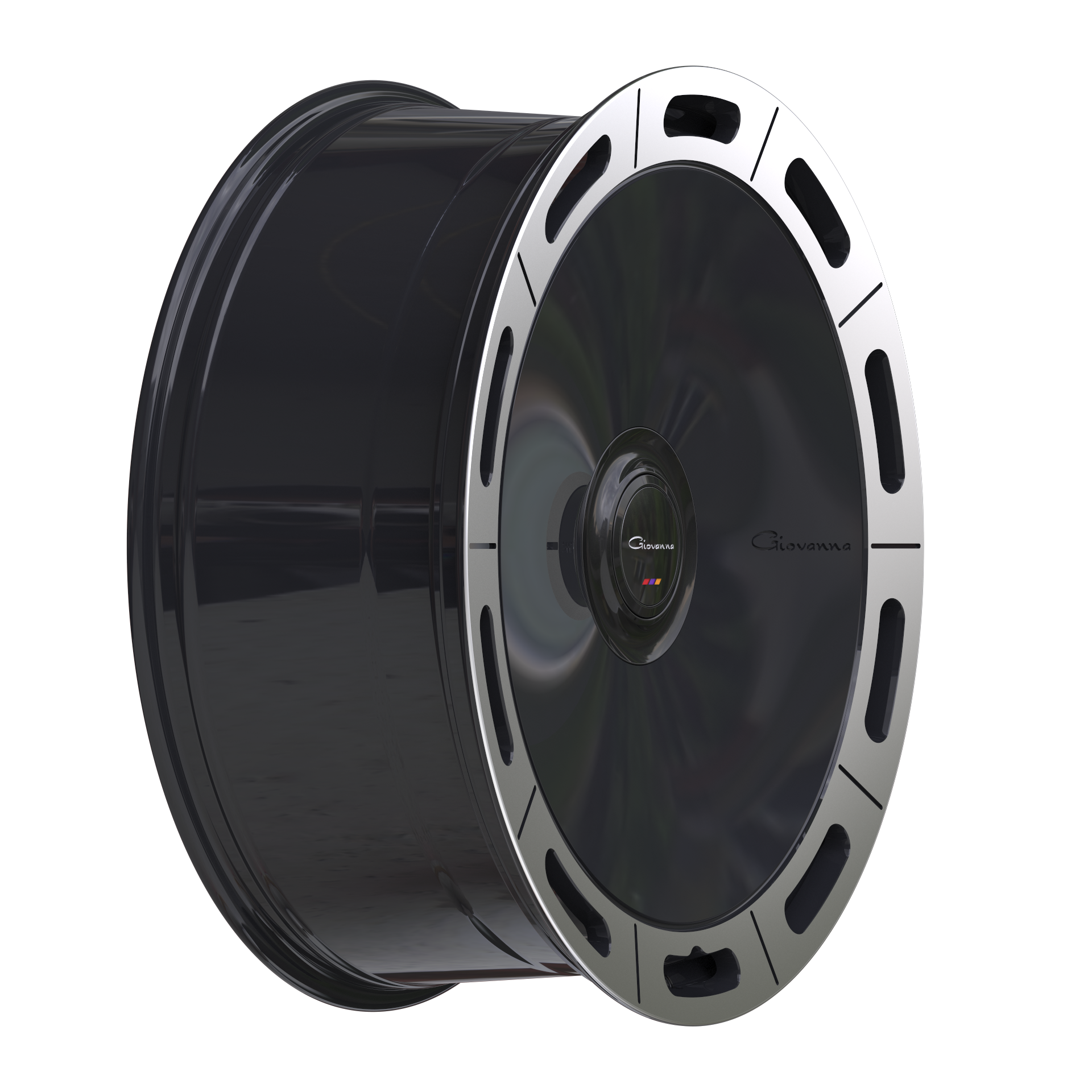 Giovanna Amur-X, Regular Profile, 24x10, 6x139.7, ET10, CB108, Machined Black