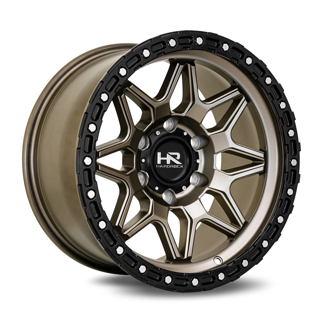 Hardrock Offroad H105, 17x9, 5x127, ET1, CB78.1, Matte Bronze-Black B/L