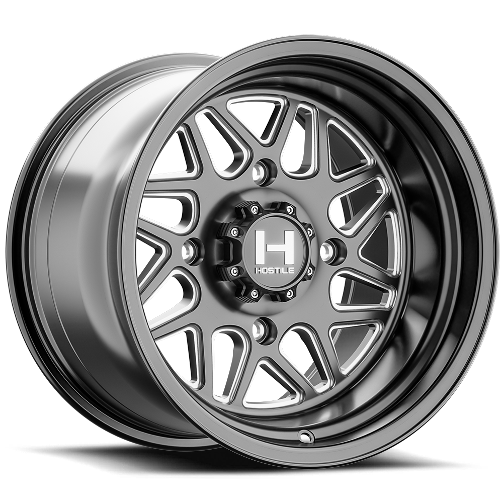 Hostile (UTV) Sprocket, 15x8, 4x156, ET0, CB132, Blade Cut (Satin)