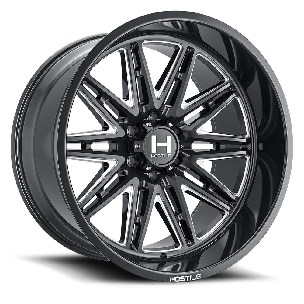 Hostile Lunatic (Truck Series) 20x12, 6x139.7, ET-44, CB106.1, Blade Cut - H124-2012655047B