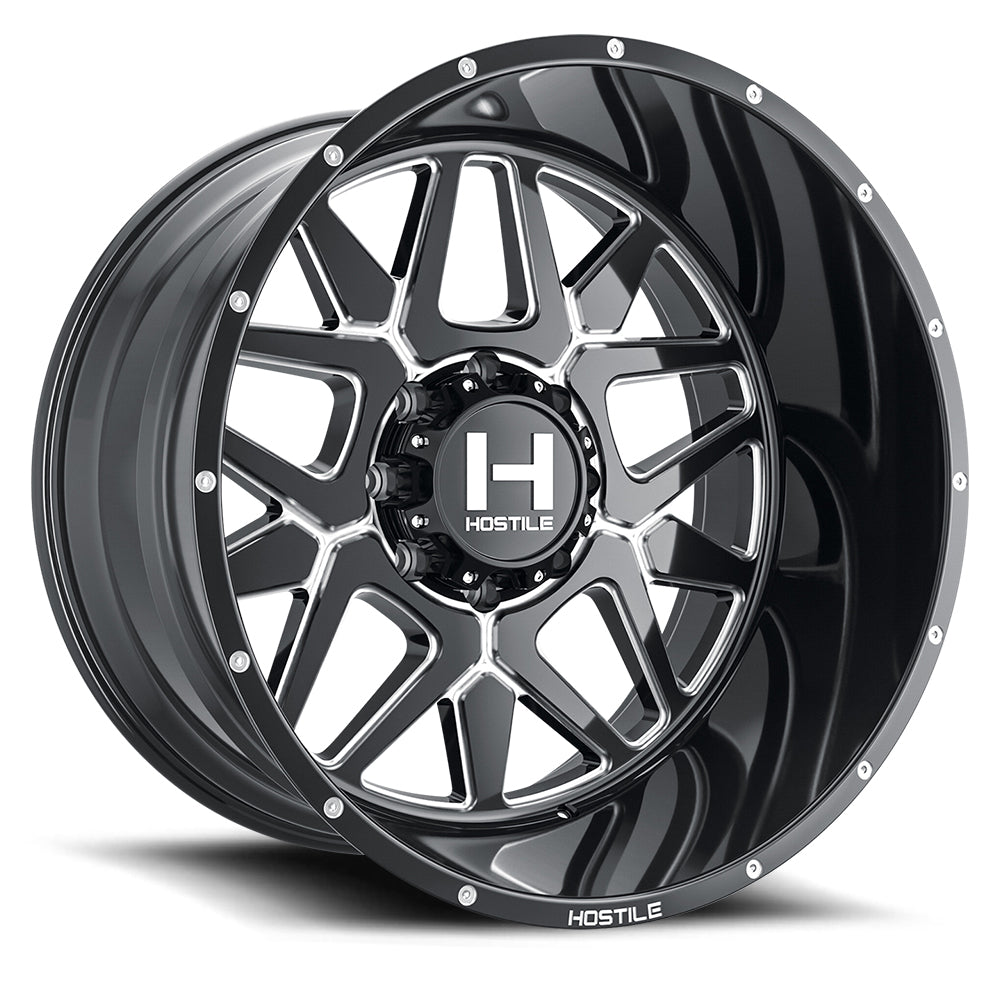 Hostile Diablo (Truck Series) 20x12, 8x165, ET-44, CB125.2, Blade Cut - H128-2012816547B