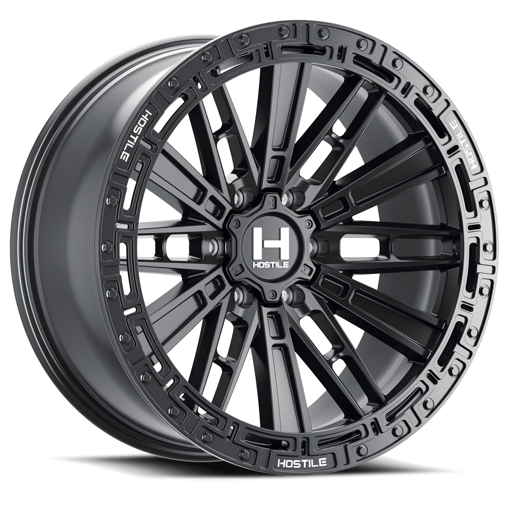 Hostile Mojave (Baja Series) 17x9, 6x139, ET0, CB106.1, Asphalt - H129-1790655050A