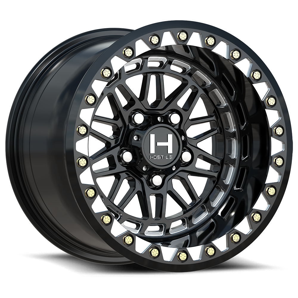 Hostile (UTV) Apex-Beadlock, 15x10, 5x114.3, ET0, CB79.4, Blade Cut (Gloss)