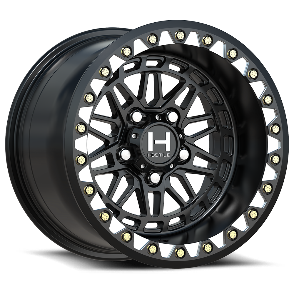 Hostile (UTV) Apex-Beadlock, 15x10, 5x114.3, ET0, CB79.4, Asphalt (Satin)