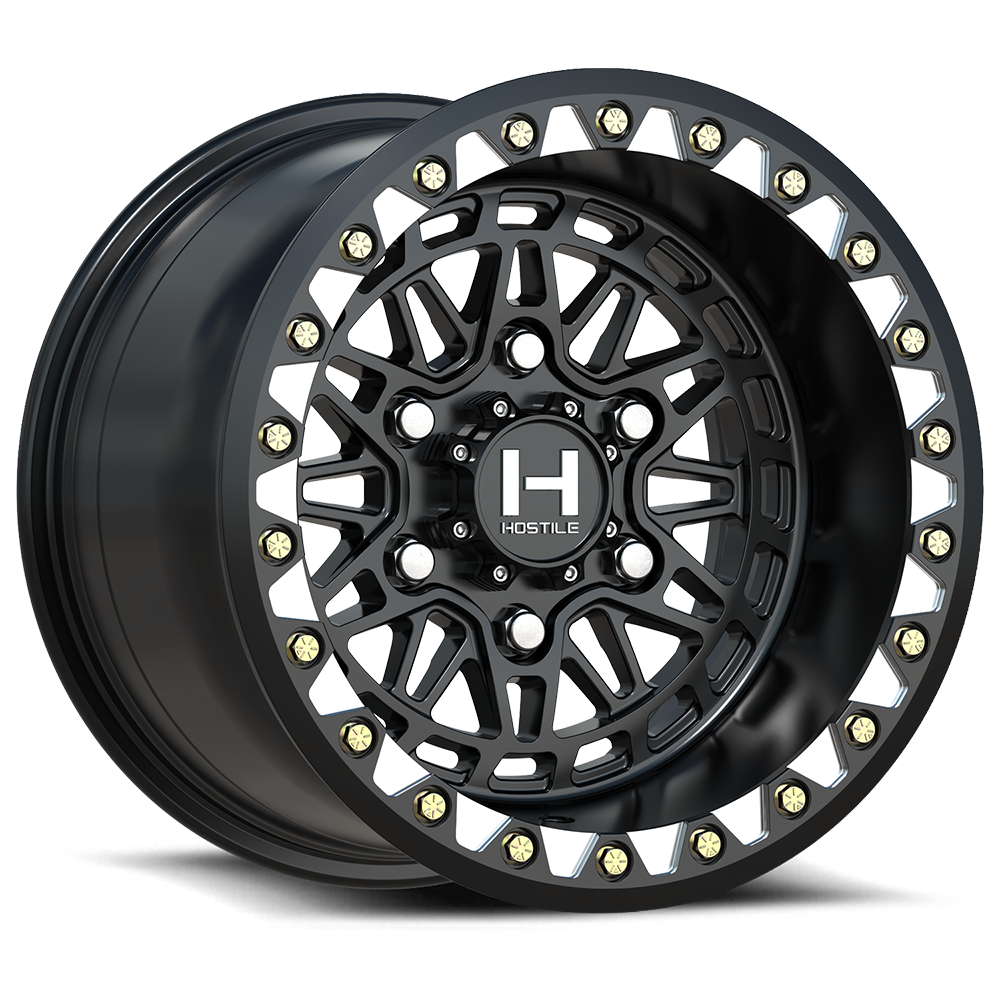 Hostile (UTV) Apex-Beadlock, 15x10, 6x139.7, ET0, CB96, Asphalt (Satin)