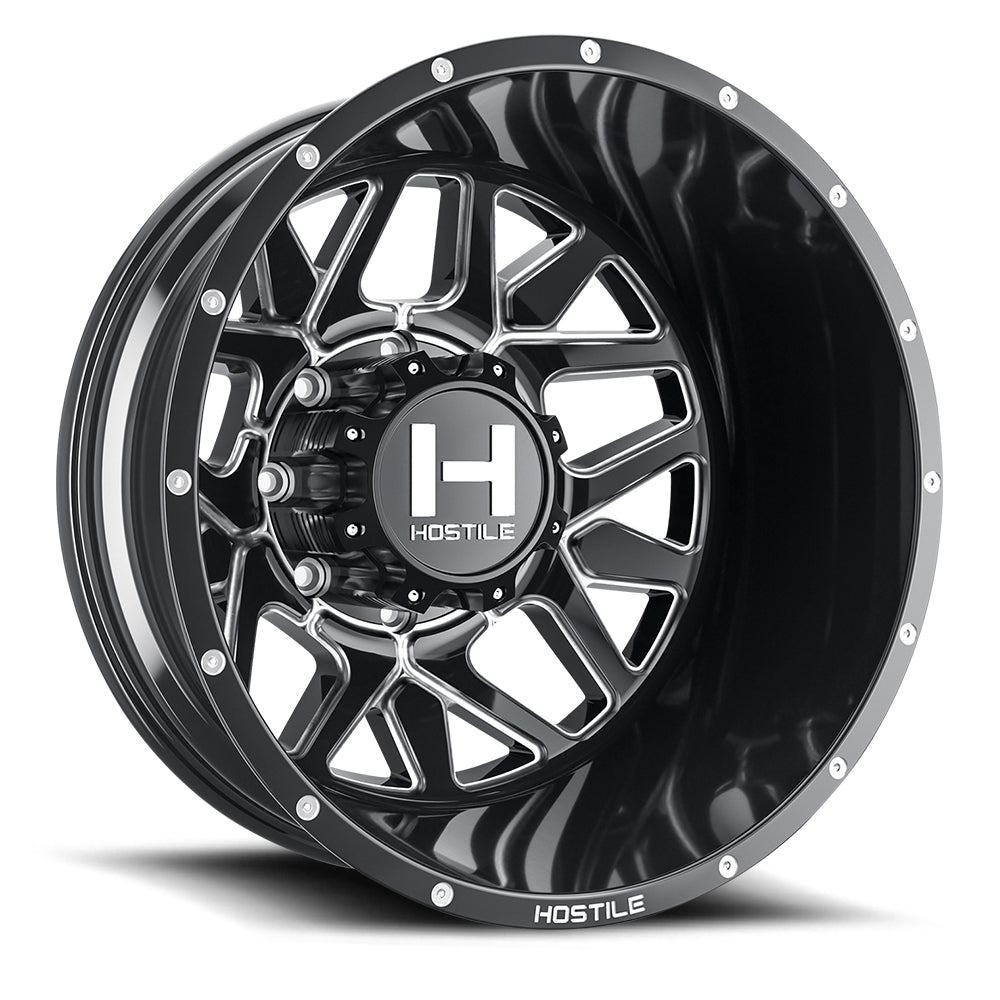 Hostile Diablo (Dually Series) 22x8.25, 8x210, ET-221, CB154.3, Blade Cut H402-22828210-221B
