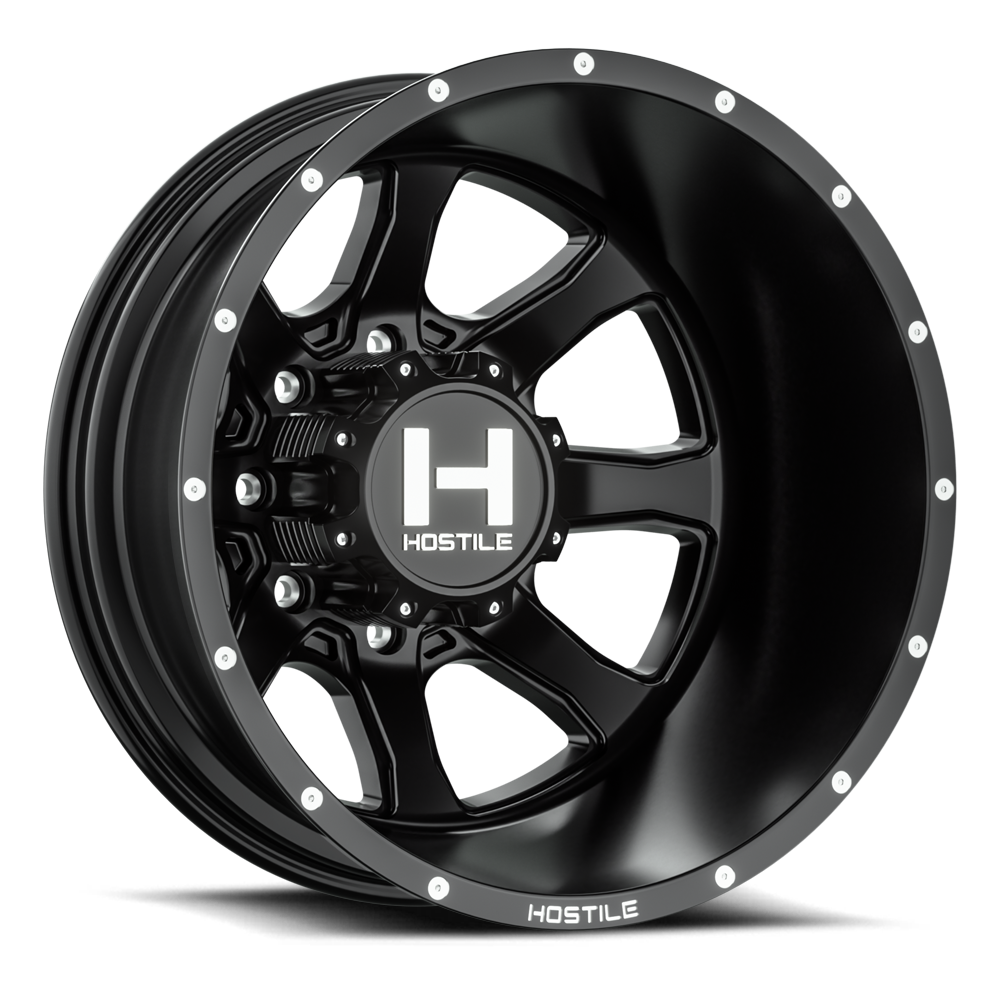 Hostile Kodiak (Dually Series) 22x8.25, 8x210, ET-221, CB154.3, Asphalt - H403-22828210-221BB