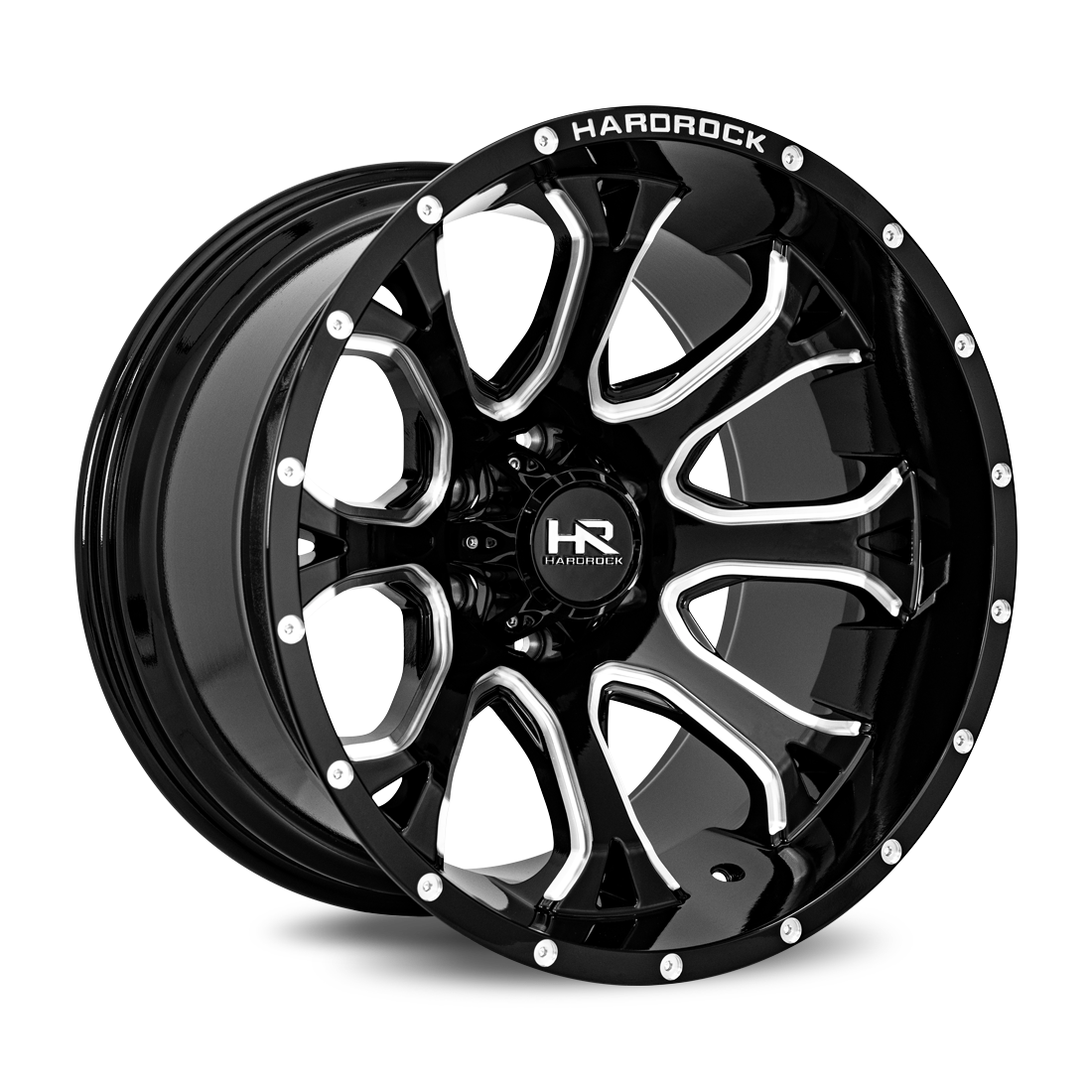 Hardrock Offroad BloodShot Xposed, 20x12, 5x150, ET-44, CB110.3, Gloss Black Milled