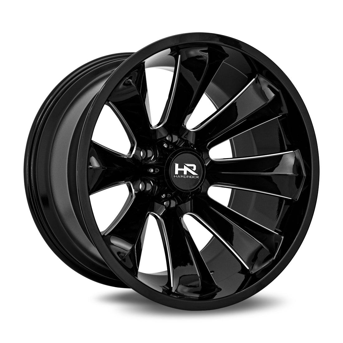 Hardrock Offroad Xplosive Xposed, 20x12, 6x139.7, ET-44, CB108, Gloss Black Milled