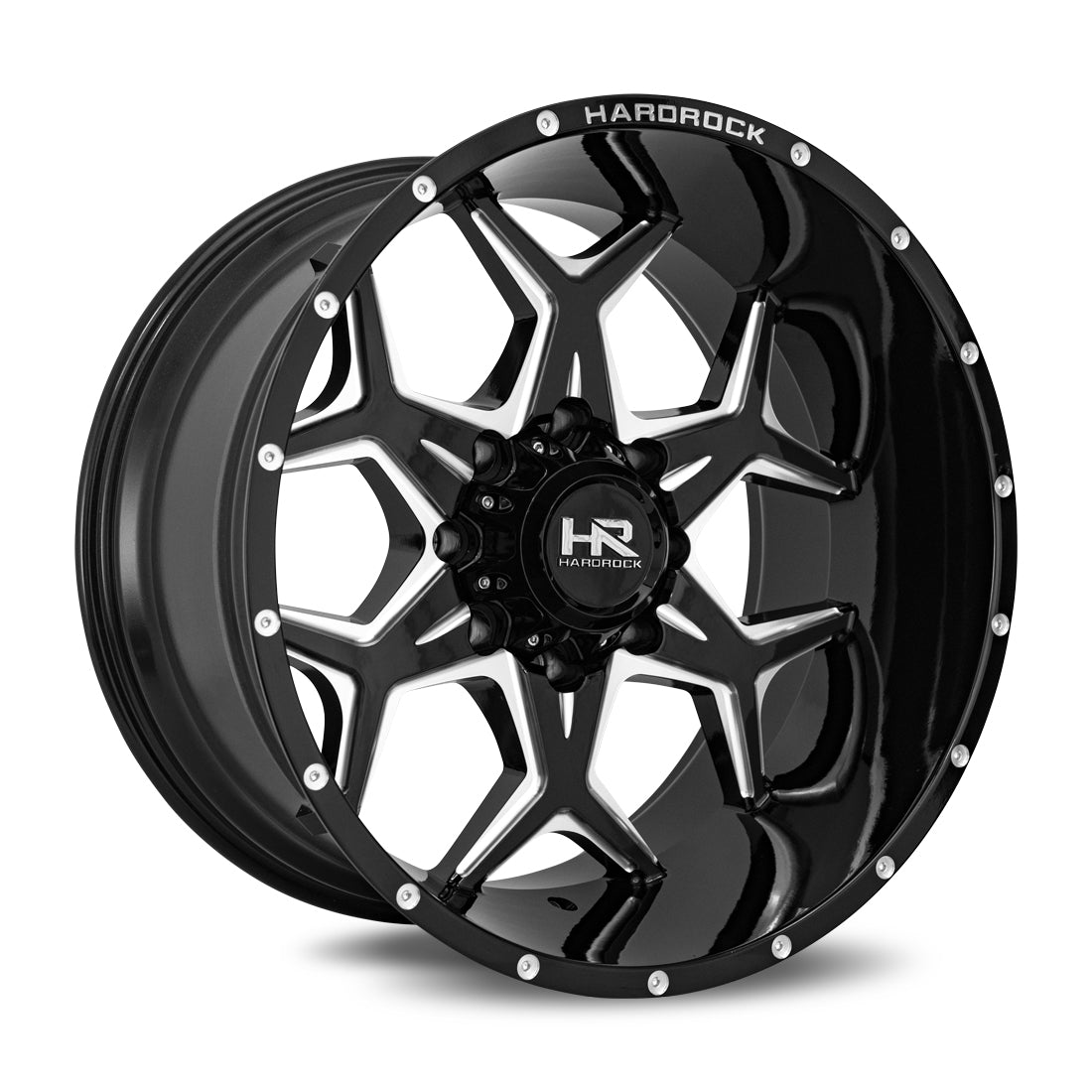 Hardrock Offroad Reckless Xposed, 20x10, 6x135, ET-19, CB87.1, Gloss Black Milled