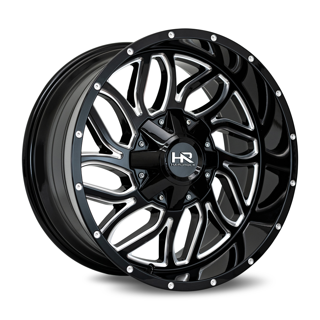 Hardrock Offroad Destroyer, 20x10, 6x135/139.7, ET-19, CB108, Gloss Black Milled