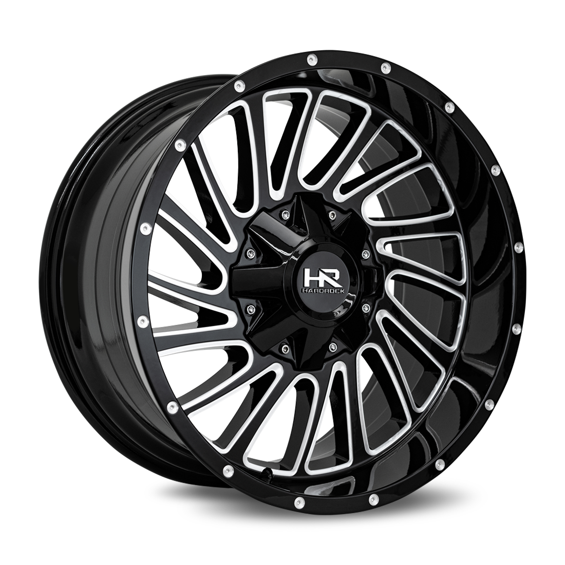 Hardrock Offroad Overdrive, 20x10, 6x135/139.7, ET-19, CB108, Gloss Black Milled
