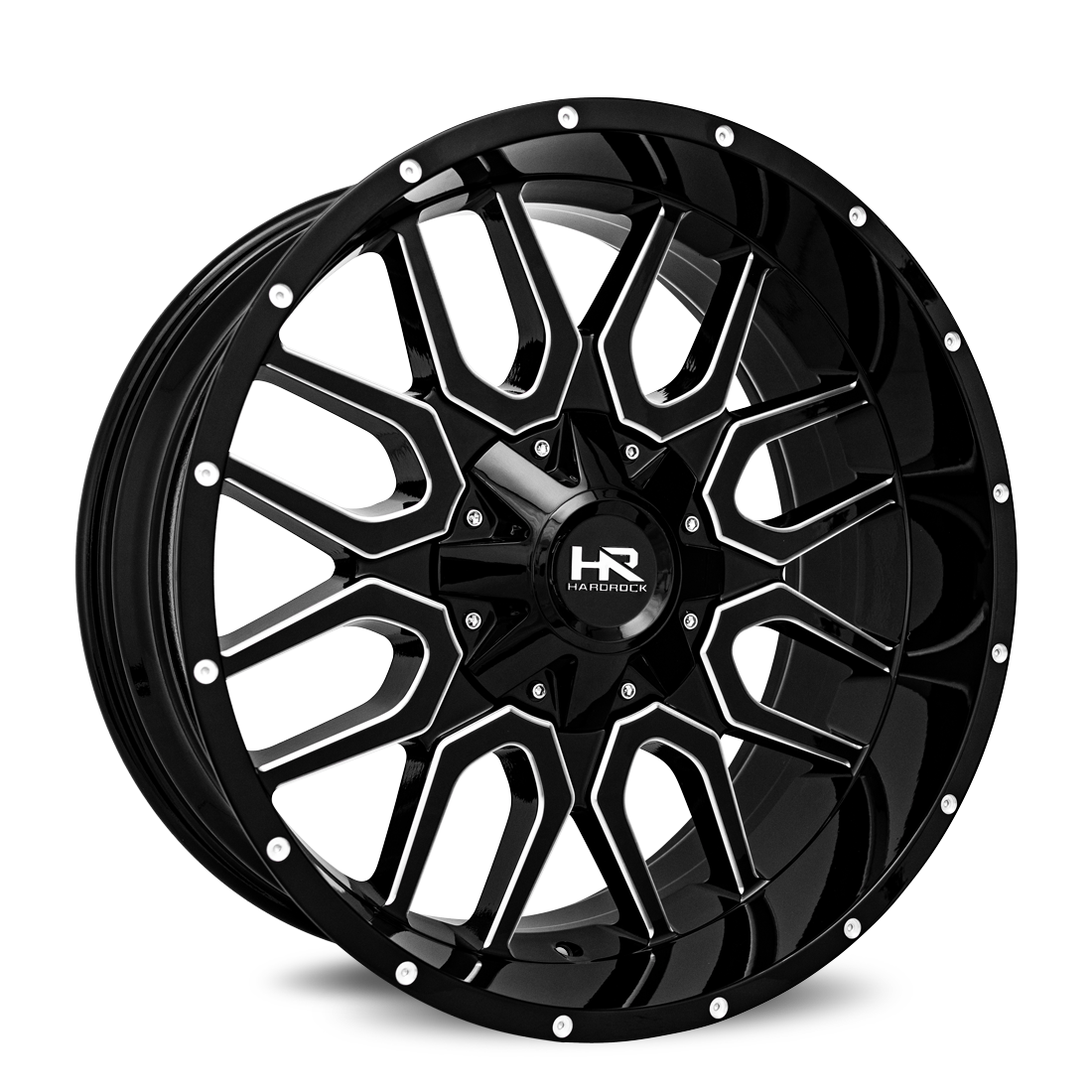 Hardrock Offroad Commander, 22x10, 5x139/150, ET-25, CB110.3, Gloss Black Milled