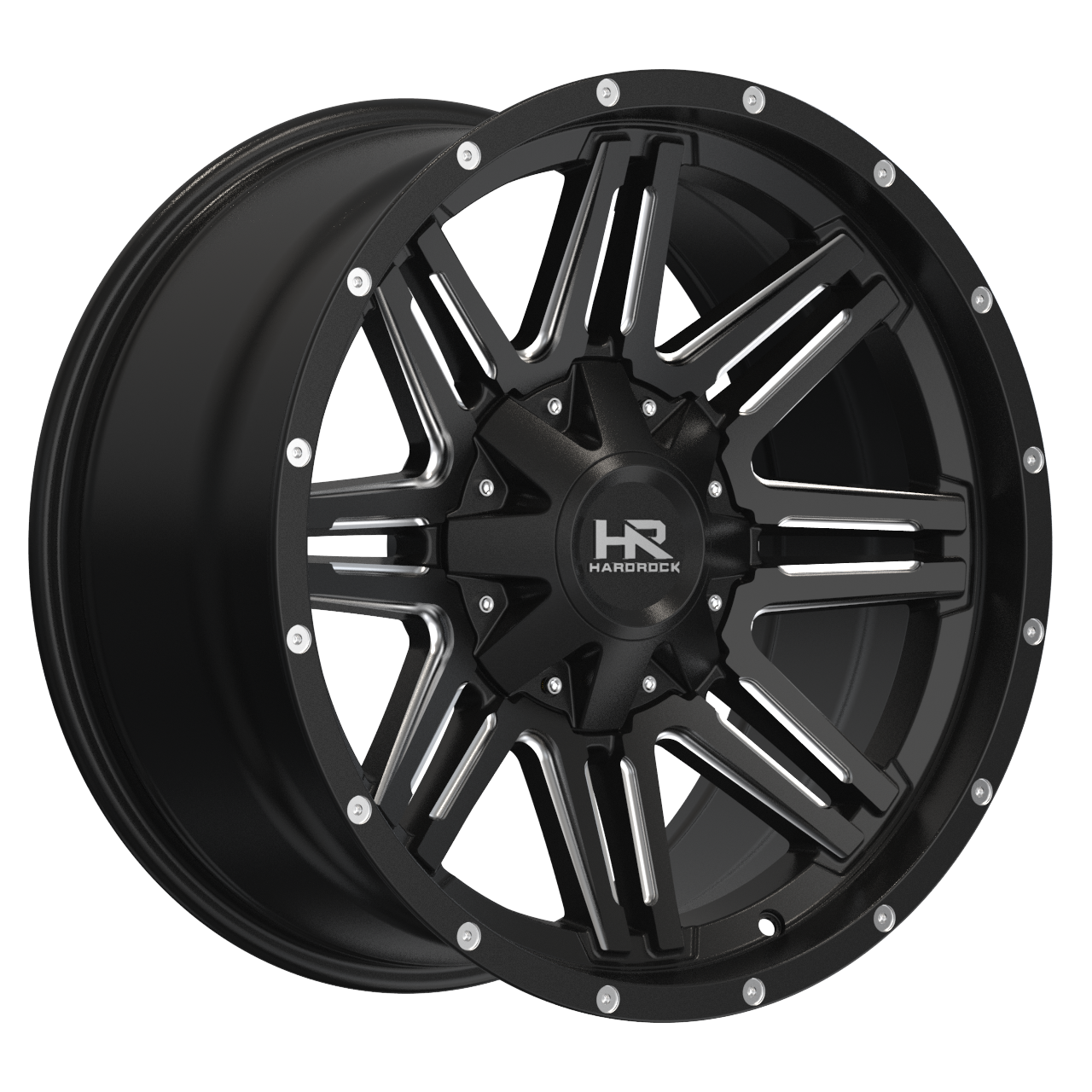 Hardrock Offroad Warrior, 20x10, 8x165.1, ET-19, CB125.2, Gloss Black Milled
