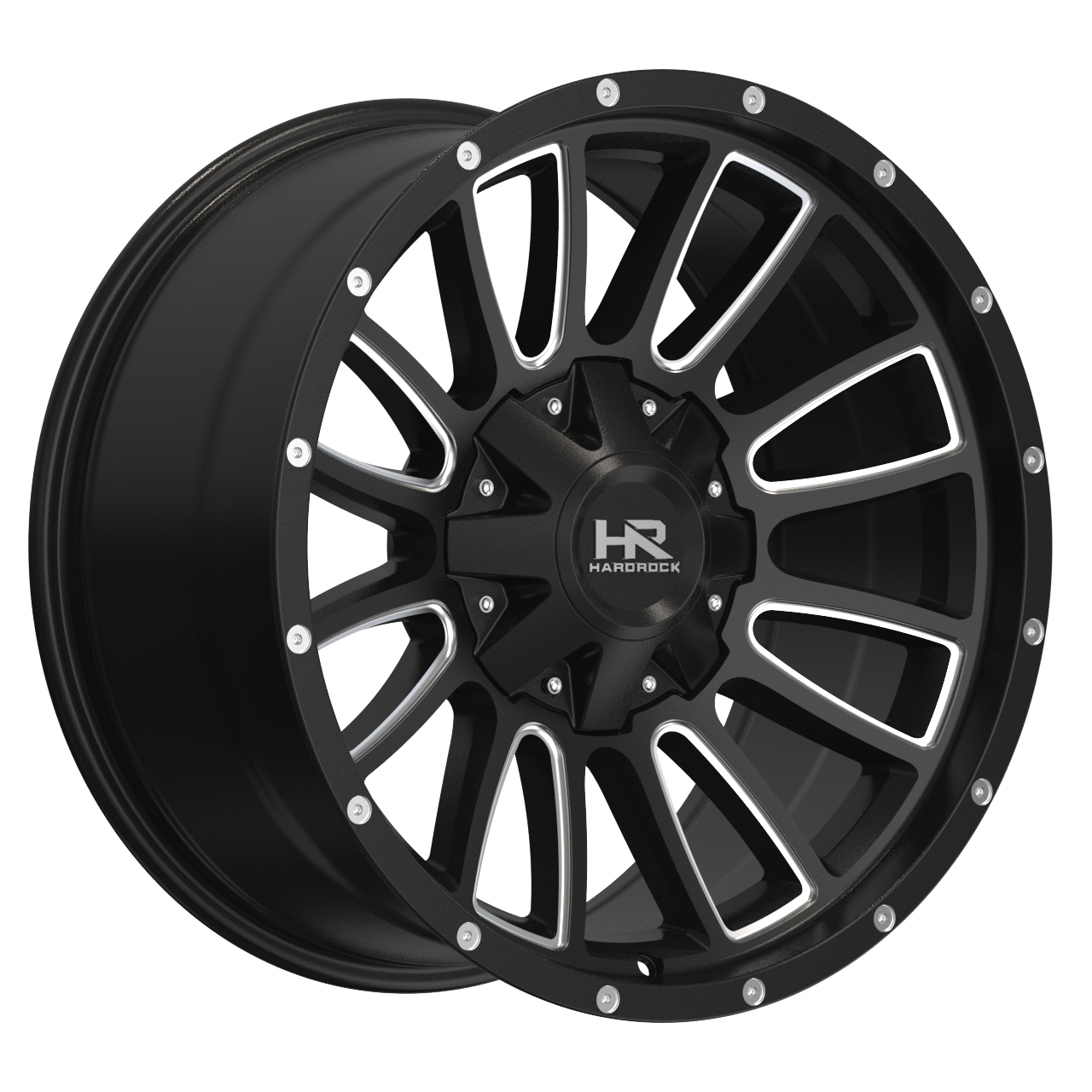 Hardrock Offroad Tactical, 20x10, 8x165.1, ET-19, CB125.2, Gloss Black Milled
