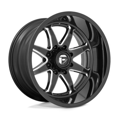 Fuel 1PC D749 HAMMER, 22X12, 8X170, ET-44, CB125.1, GLOSS BLACK MILLED