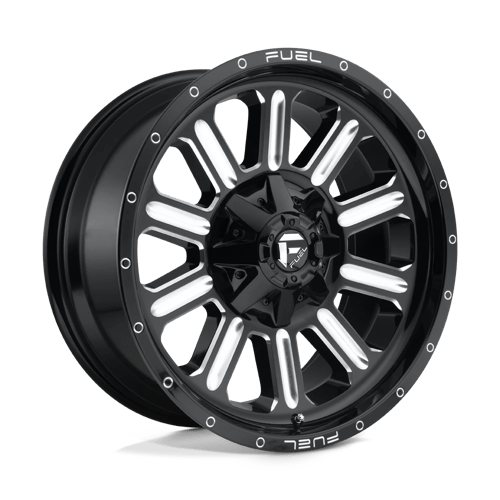 Fuel 1PC D620 HARDLINE, 20X9, 8X170, ET1, CB125.1, GLOSS BLACK MILLED