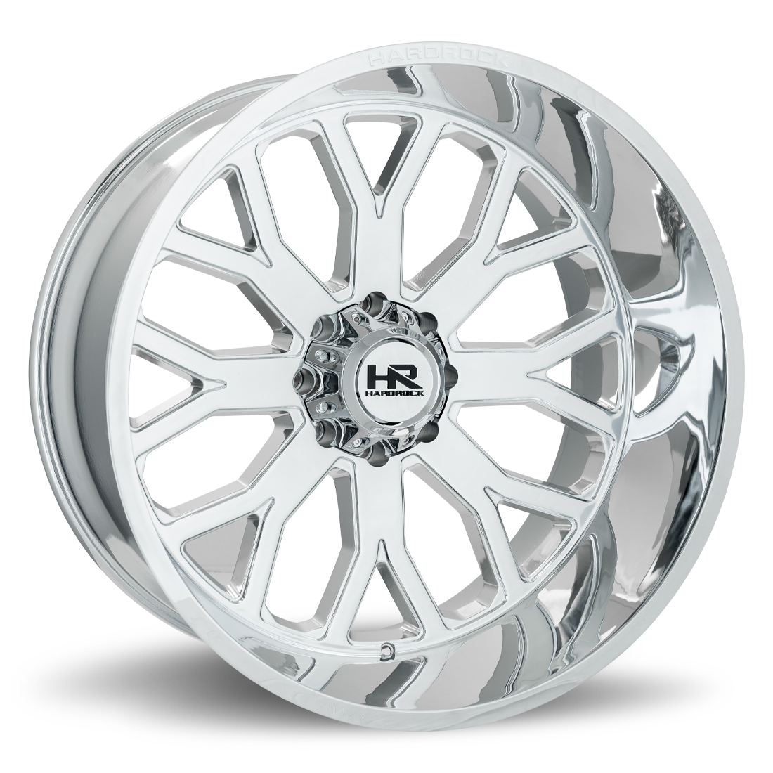 Hardrock Offroad Slammer Xposed, 26x14, 8x180, ET-76, CB124.3, Chrome