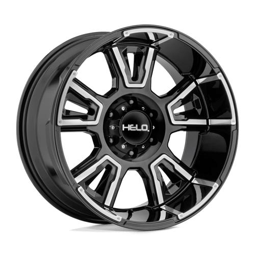 Helo HE914, 20X9, 6X139.7, ET0, CB106.1, GLOSS BLACK MACHINED