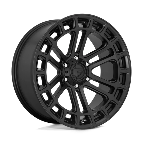 Fuel 1PC D718 HEATER, 20X9, 6X139.7, ET1, CB106.1, MATTE BLACK