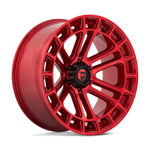 Fuel 1PC D719 HEATER, 22X10, 6X139.7, ET-13, CB106.1, CANDY RED MACHINED