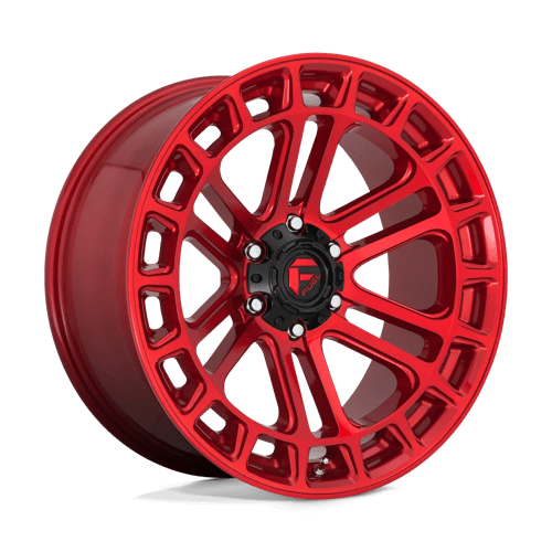 Fuel 1PC D719 HEATER, 20X9, 6X139.7, ET1, CB106.1, CANDY RED MACHINED