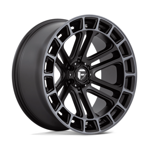 Fuel 1PC D720 HEATER, 22X10, 6X139.7, ET-13, CB106.1, MATTE BLACK DDT MACHINED