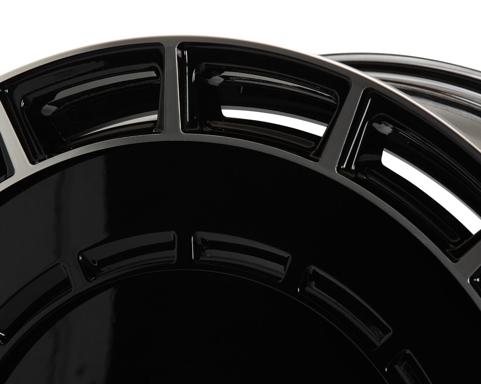 Vossen Wheels HF9, Deep Concave Profile, 24X10, 6x135, ET25, CB87.1, Gloss Black Polished