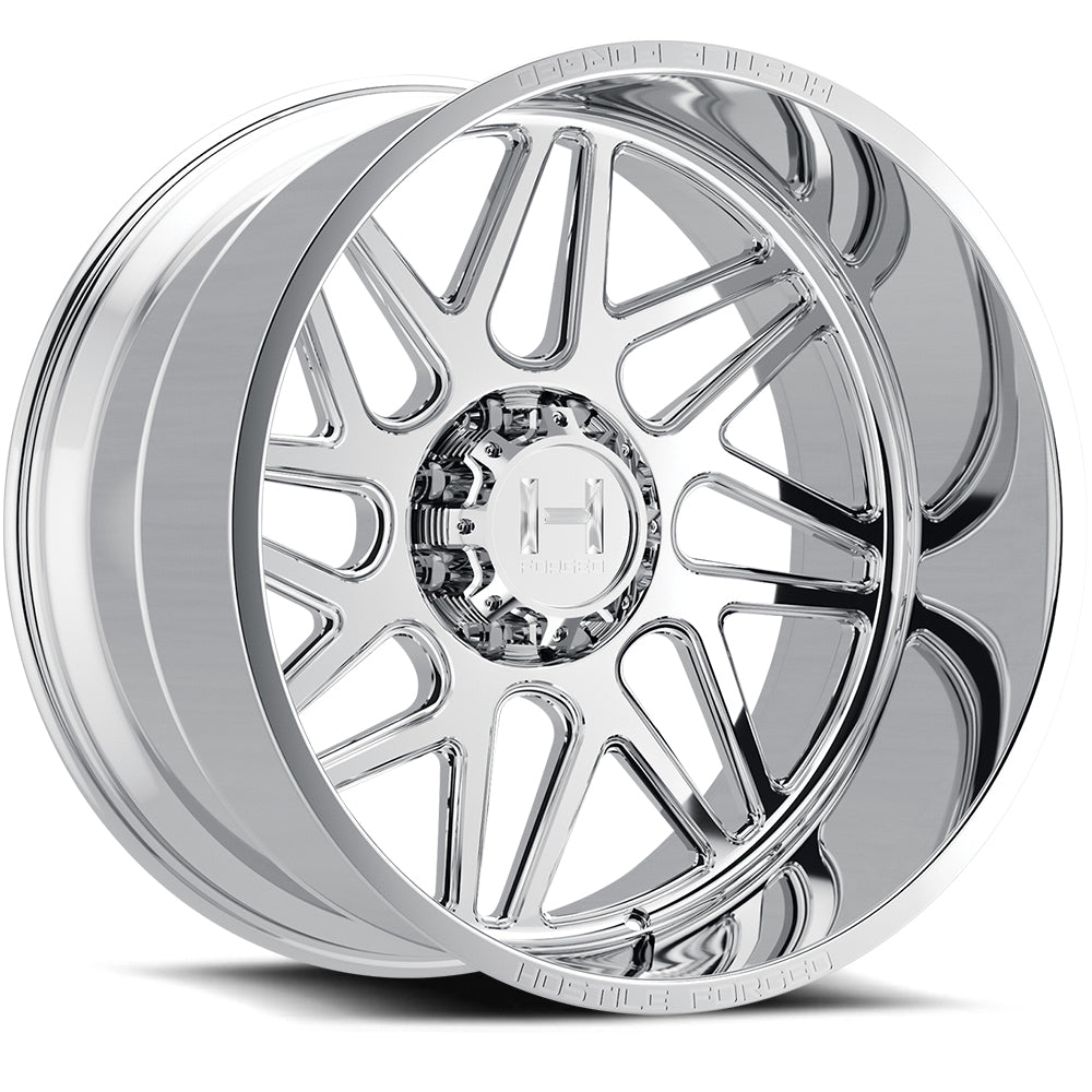 Hostile (Forged) Sprocket 24x12, 8x180, ET-44, CB125.2, Full polish - HF108-2412818047PL