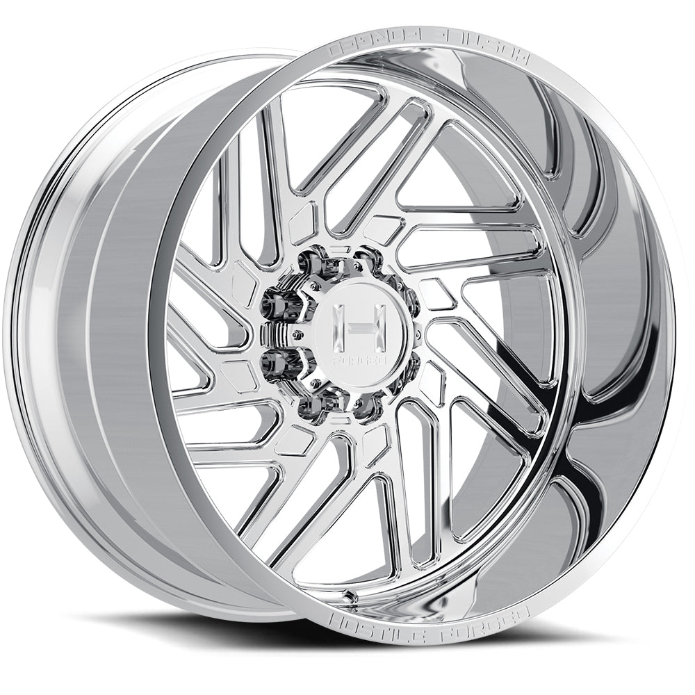 Hostile (Forged) Jigsaw 26x14, 8x165, ET-76, CB125.2, Full polish - HF116-2614816545PR