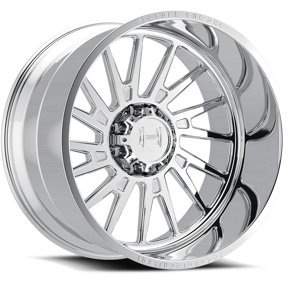 Hostile (Forged) Trident 22x12, 8x180, ET-44, CB125.2, Full polish - HF17-2212818047PR