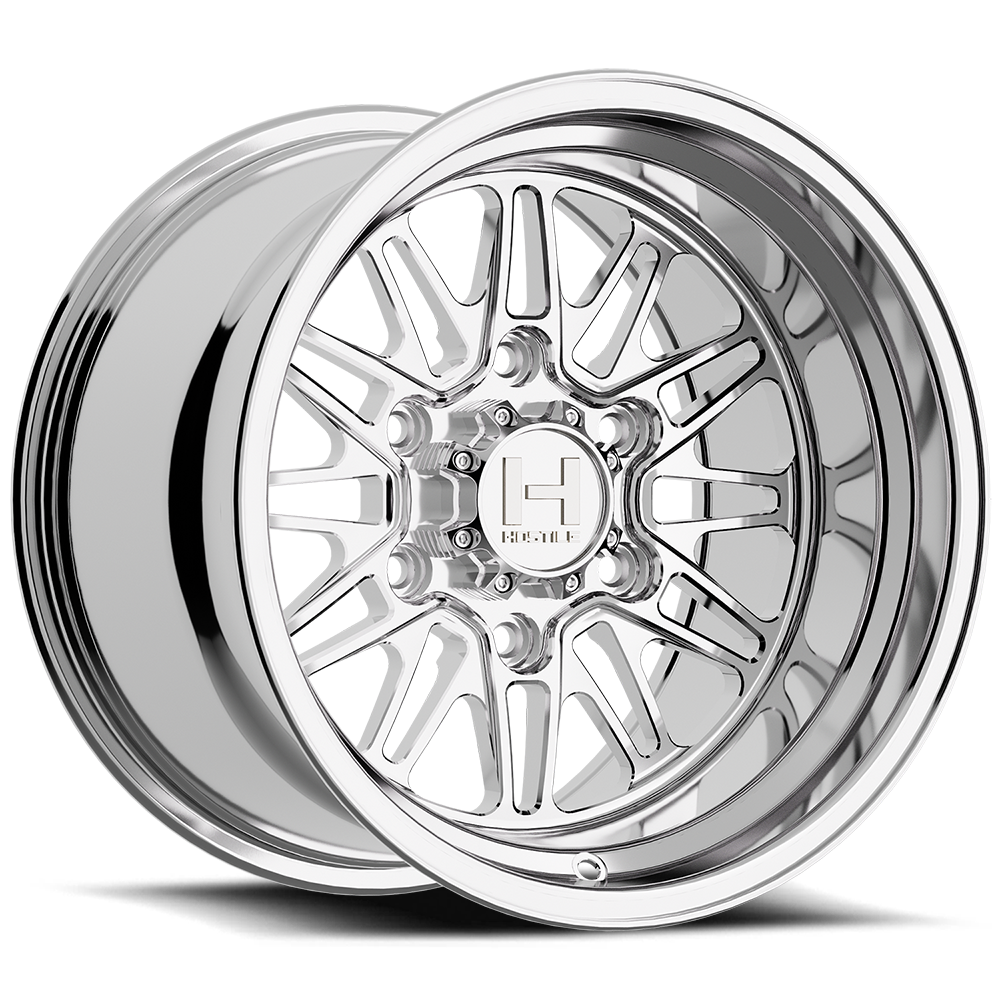Hostile (UTV Forged) Gecko, 15x12, 6x139.7, ET-38, CB77, Polished