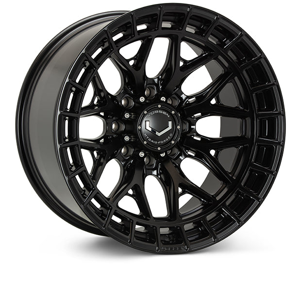 Vossen Wheels HFX1, Deep Concave Profile, 20X9, 8X165.1, ET0, CB125.1, Satin Black
