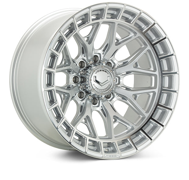 Vossen Wheels HFX1, Super Deep Concave Profile, 20X10, 8X165.1, ET-18, CB125.1, Silver Polished