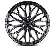 Vossen Wheels HFX6, Super Deep Concave Profile, 22X10, 6x139.7, ET-18, CB106.1, Gloss Black