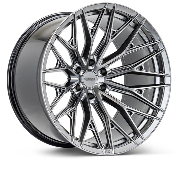 Vossen Wheels HFX6, Super Deep Concave Profile, 18X9, 6x139.7, ET0, CB106.1, Hyper Gunmetal