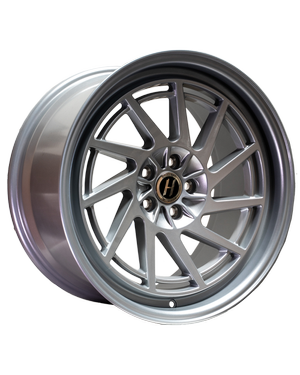 Heritage Wheel Hokkaido-Dir Monoc, 18x9.5, 5x98 to 5x105, ET38, CB73.1, Silver